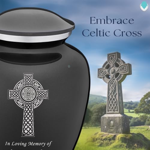 GetUrns Celtic Cross Cremation Urn for Human Ashes