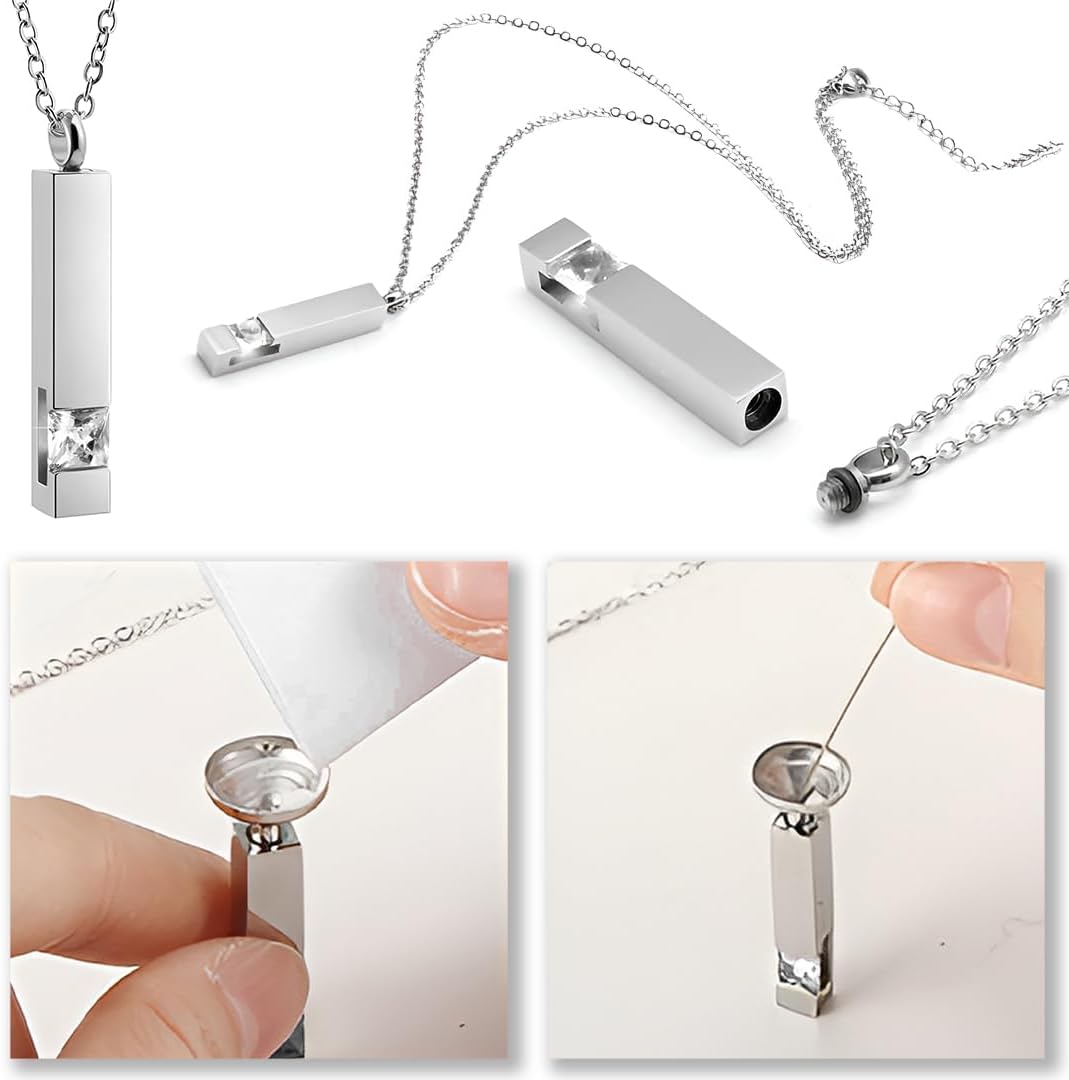 Set of 6 Decorative Urns for Ashes with American Flag and Eagle Decor