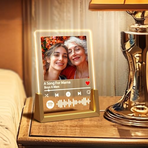 Personalized Spotify Plaque for Birthday Gifts for Women and Men