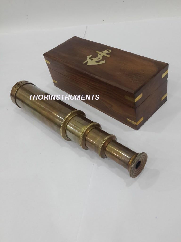 Vintage Nautical Telescope Pirate Spyglass Home Decor Collectible