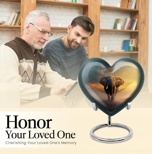 8-Inch Decorative Cremation Urn for Human Ashes