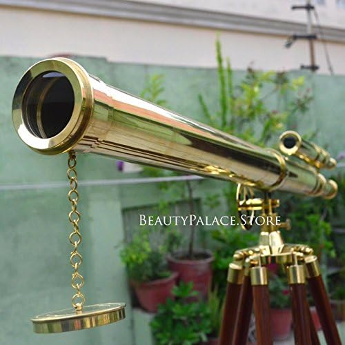 Double Barrel Maritime Brass Telescope 38 Inch