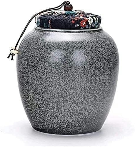 Cremation Urn for Ashes Ceramic Memory Urn for Adults Garden Decorative Ash Urn