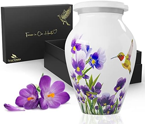Handcrafted Hummingbird Cremation Urn for Human Ashes