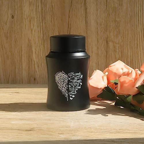 Mini Cremation Urn with Engraved Heart Shape