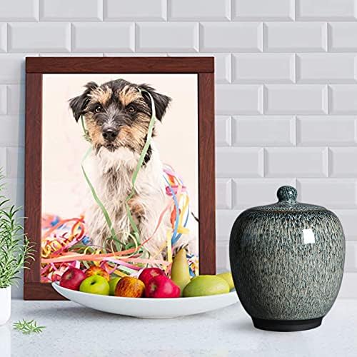 Ceramic Small Urn for Human Ashes Gray
