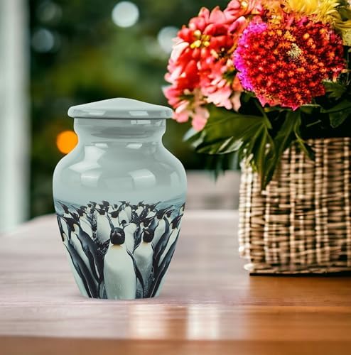 Penguin Ash Urn - Decorative Keepsake Urn Set of 2