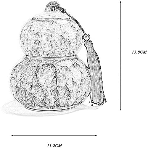 ZHANGDONG Decorative Urns for Human and Pet Ashes Gray