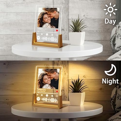 Personalized Spotify Plaque for Birthday Gifts for Women and Men