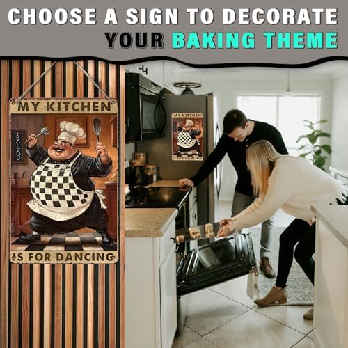 Retro Tin Sign for Home Kitchen Bar Coffee Shop Decor 8x12inch