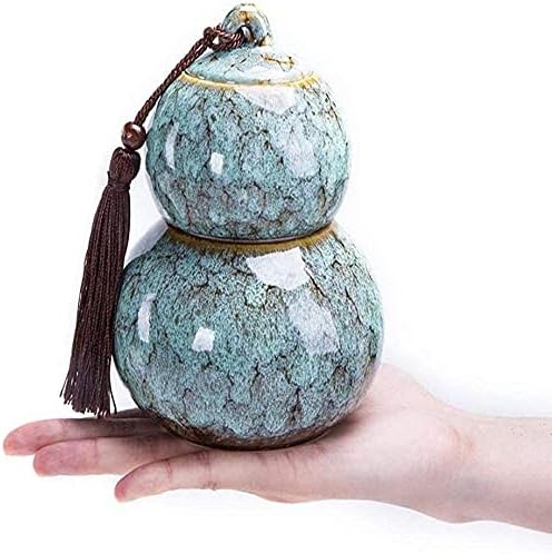 ZHANGDONG Decorative Urns for Human and Pet Ashes Gray