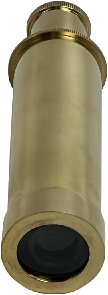 25 Inch Antique Brass Folding Telescope for Decor and Travel