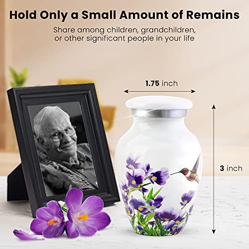 Handcrafted Hummingbird Cremation Urn for Human Ashes