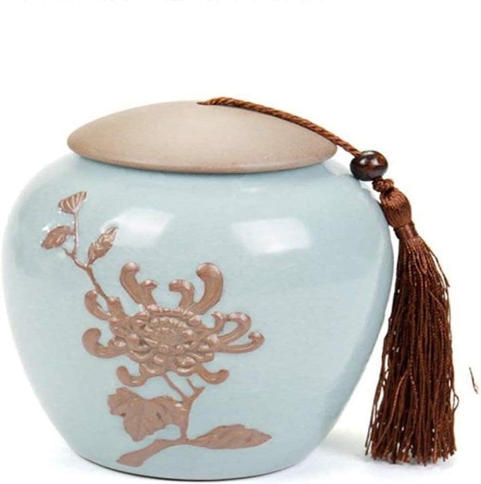 Cremation Urns for Adult and Pet Ashes Gray Small Decorative Sealed