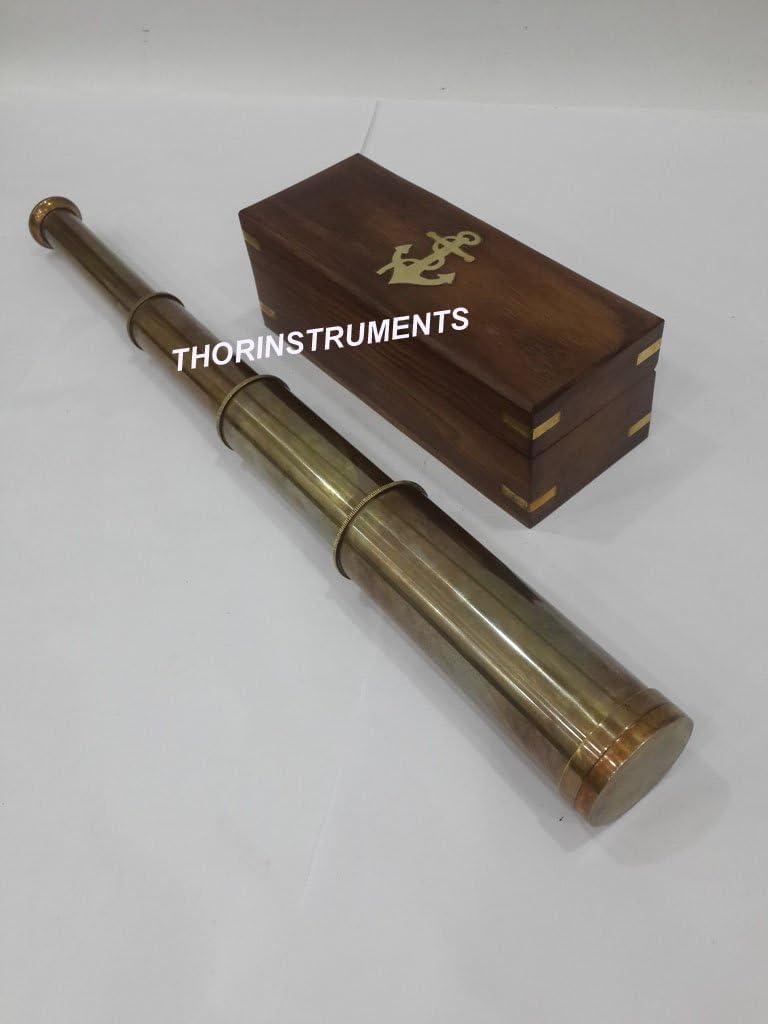 Vintage Nautical Telescope Pirate Spyglass Home Decor Collectible