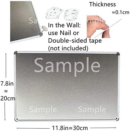 Tin Sign Metal Wall Decor Vintage Retro Style