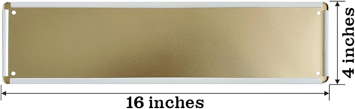 Vintage Wall Art Decor Metal Road Sign 16 X 4 Inch