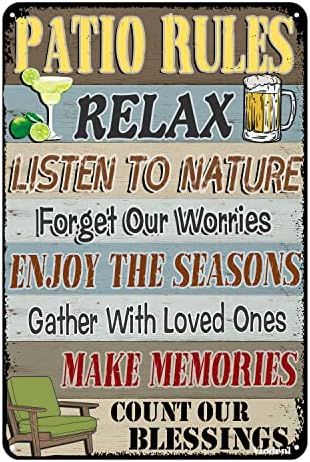 Vintage Metal Plaque Sign 12x8 Inches
