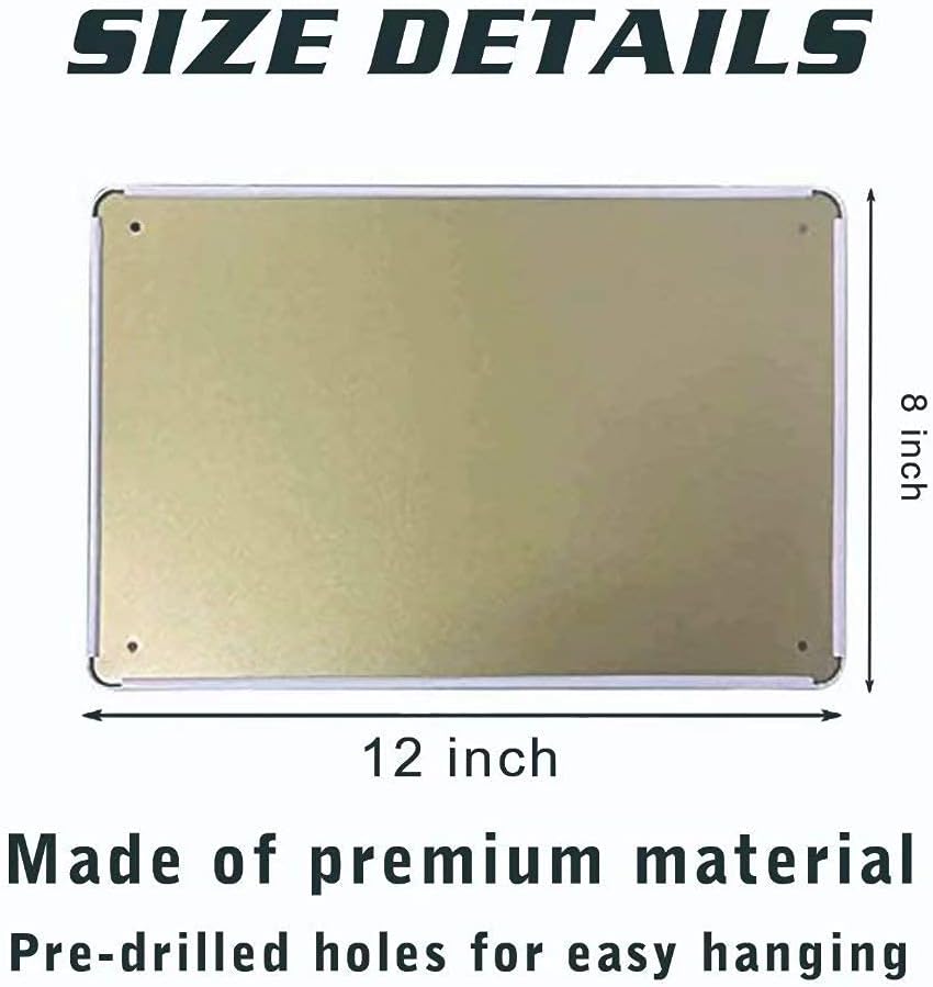 Vintage German Shepherd Lovers Metal Tin Sign 12x8 Inch Wall Decor