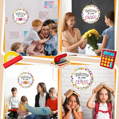 Ctosree Classroom Welcome Door Sign Set