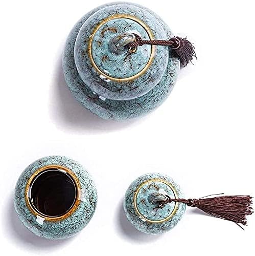ZHANGZONG Mini Decorative Urn for Pet and Human Ashes