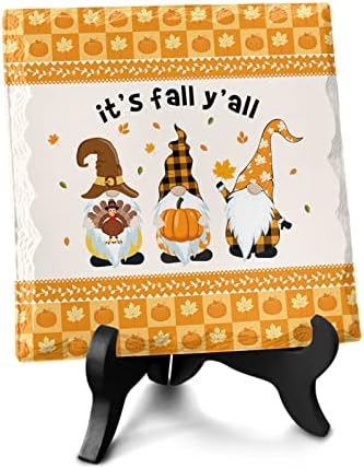 Thanksgiving Gnomes Desk Decor Sign Plaque