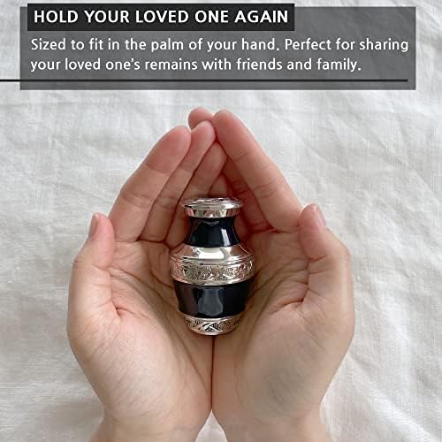 Adera Dreams Small Urns for Human Ashes - Navy Set of 1
