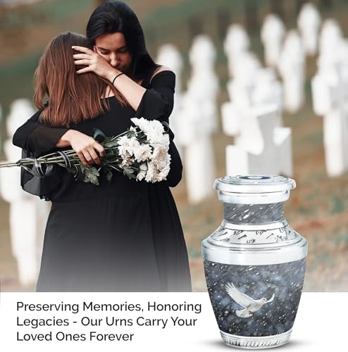 Dove in Heavy Rain 3 Inch Urn Set of 4 1