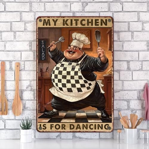 Retro Tin Sign for Home Kitchen Bar Coffee Shop Decor 8x12inch