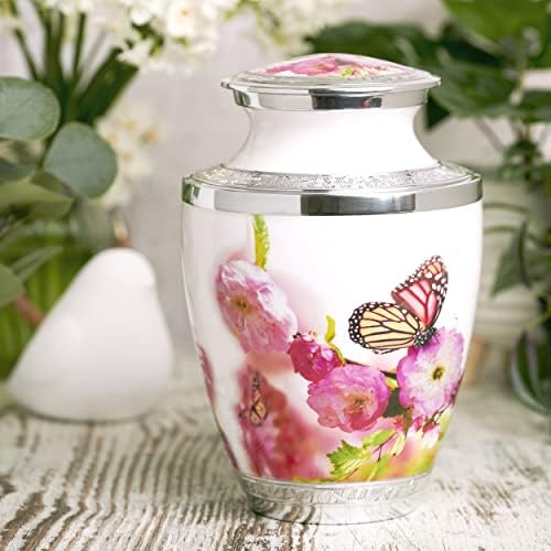 Monarch Butterfly Urn for Adult Female Ashes