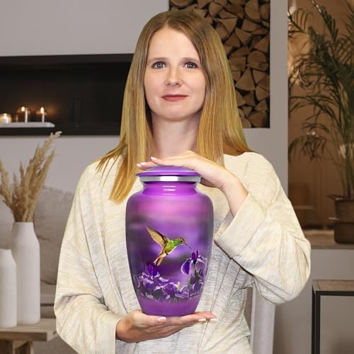 Trupoint Memorials Large Hummingbird Urn for Human Ashes