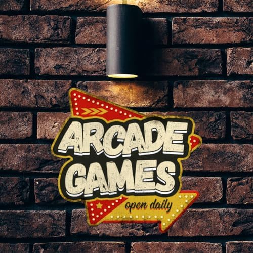 Globleland Arcade Games Retro Metal Tin Sign Wall Decor