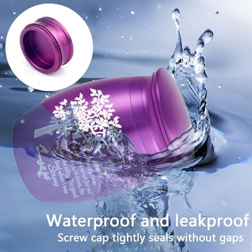 Cremation Urn Necklace Set of 6 - Small Urns for Human and Pet Ashes