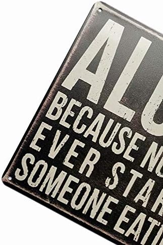 ERLOOD Vintage Metal Bar Wall Sign 12x8