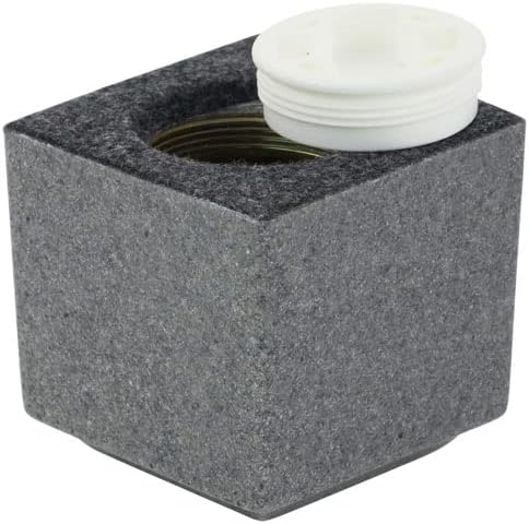 Cora Gray Cultured Marble Extra Small Urn for Human Ashes