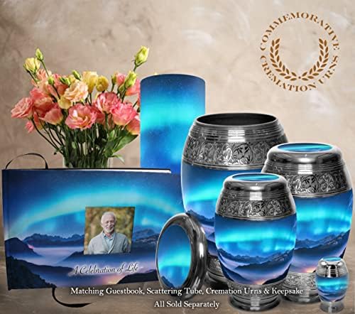 Aurora Borealis Cremation Urn for Ashes