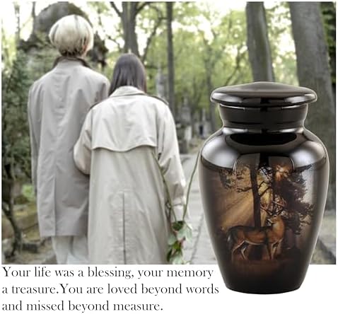 Deer Keepsake Urn for Human Ashes