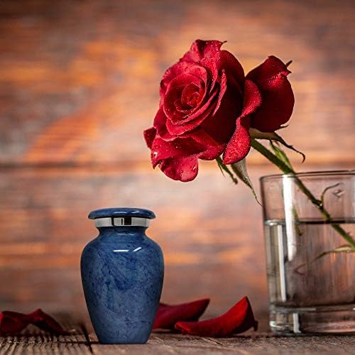 Small Cremation Urn for Human Ashes Keepsake - Miniature Memorial Urn Personal Tribute for Loved Ones