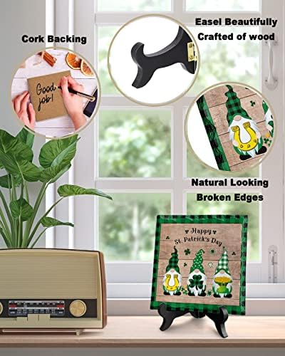 LEOSUCRE Desk Decor Wooden Stand Plaque Sign