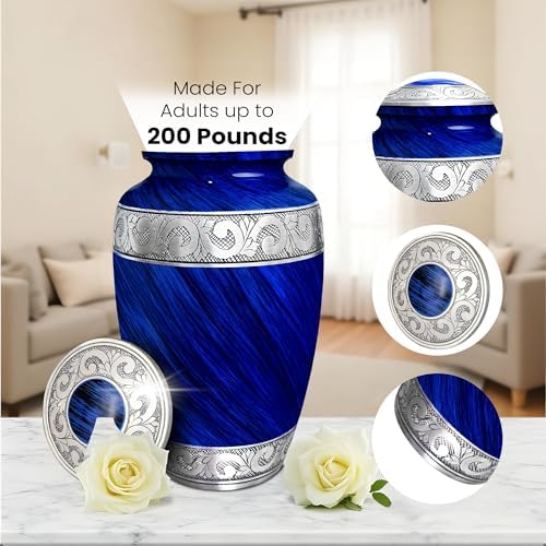 Set of 6 Decorative Urns for Human Ashes