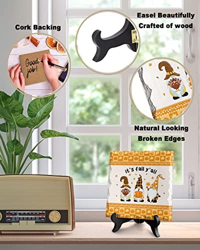 Thanksgiving Gnomes Desk Decor Sign Plaque