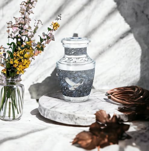 Dove in Heavy Rain 3 Inch Urn Set of 4 1