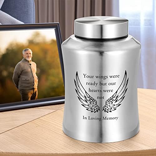 Stainless Steel Cremation Urn for Human Ashes