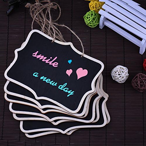 AUSTOR 14 Pcs Mini Chalkboards for Kitchen and Home Decor