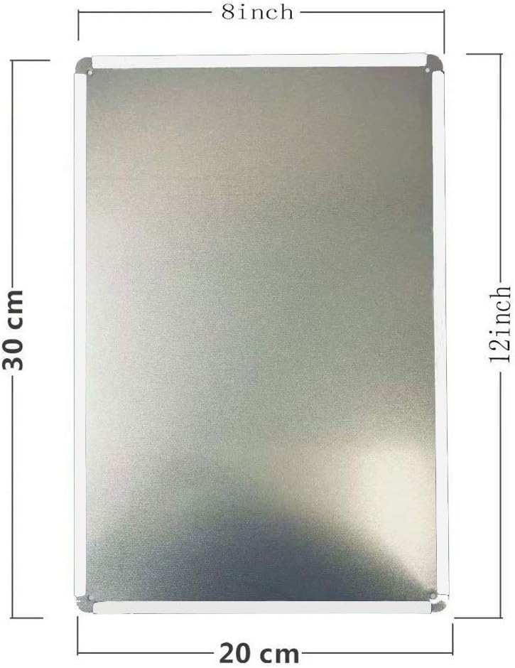 Lenrius New Vintage Retro Metal Tin Sign 12x8 Inch