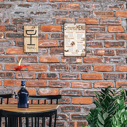 SUPERDANT Vintage SMore Dessert Tin Sign Decor