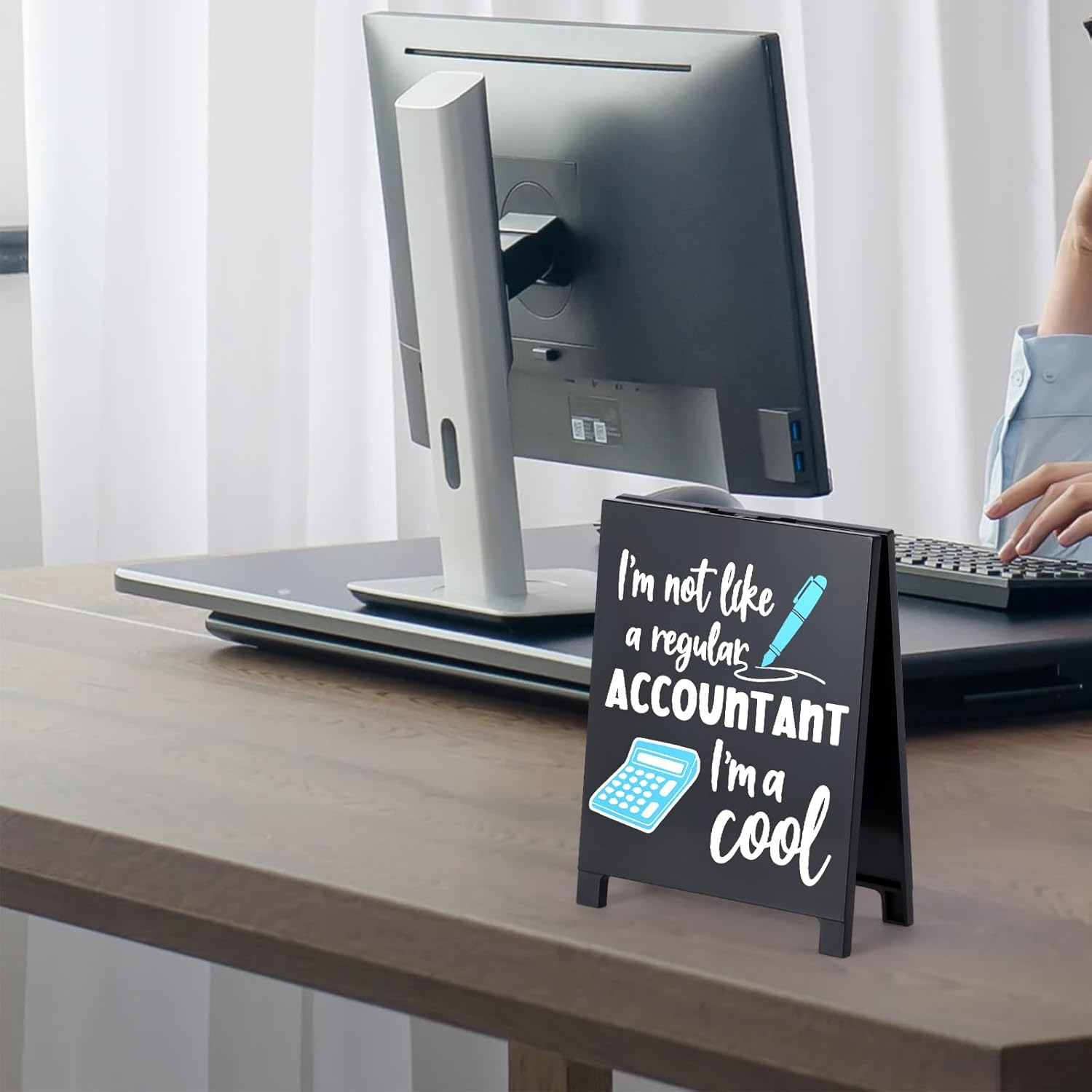 Funny Accountant Desk Decor Sign Im Not Like A Regular Accountant Im A Cool