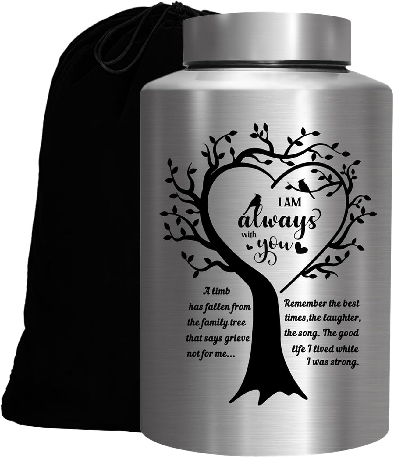 Cremation Urns for Adult Human Ashes - Decorative Memorial Urn for Dad Mom