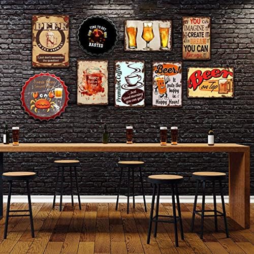 Zomyto Hummingbird Tin Sign - Vintage Floral Decor