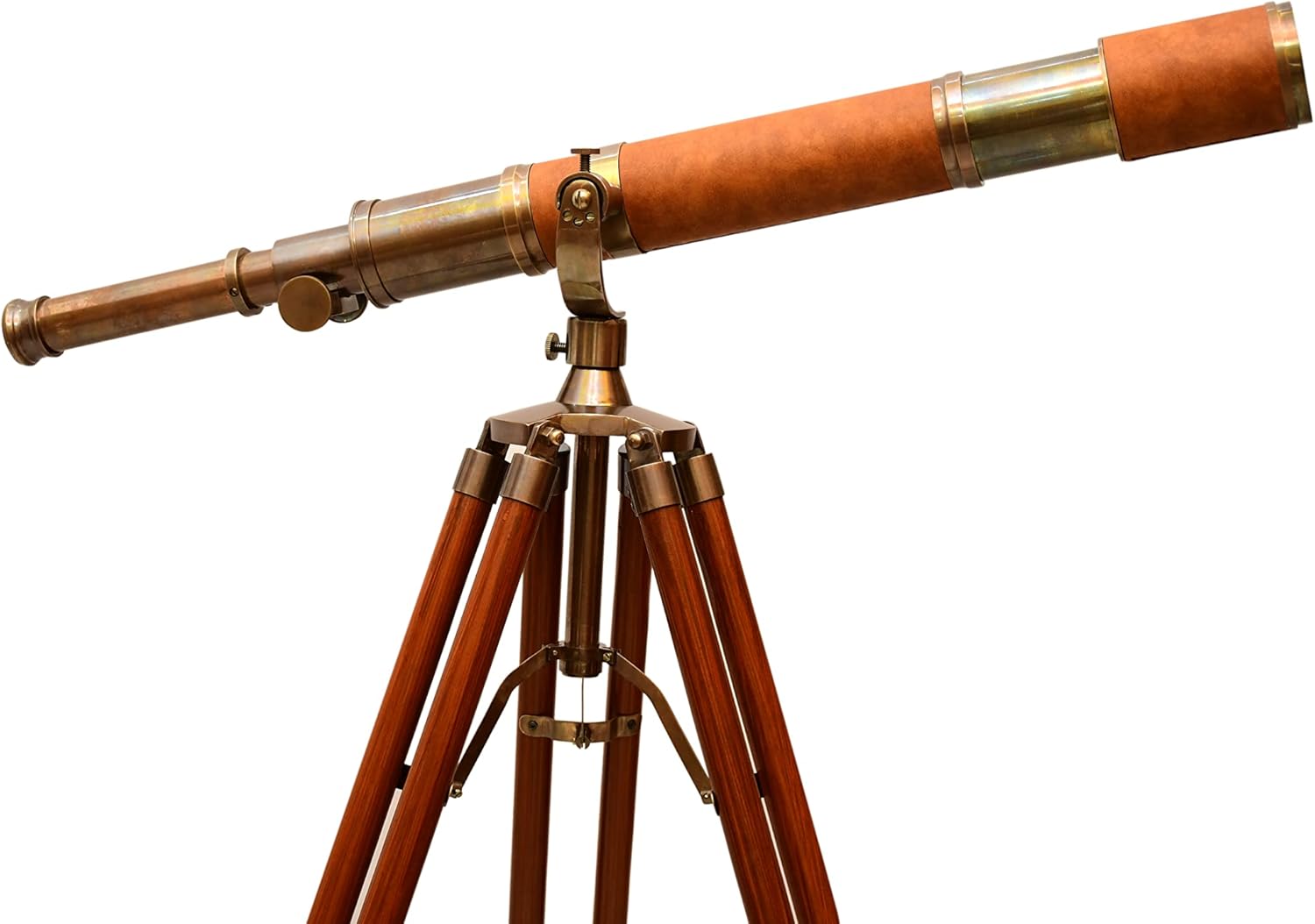 Nautical Article Vintage Marine Telescope with Moon Arc